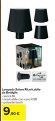 Lampada Solare Ricaricabile Da Bottiglia