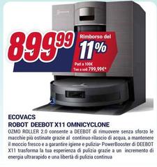 Ecovacs - Robot Deebot X11 Omnicyclone