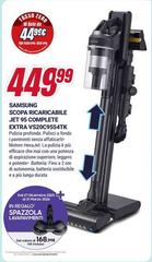 Samsung - Scopa Ricaricabile Jet 95 Complete Extra VS20C9554TX