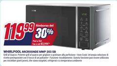 Whirlpool - Microonde Mwp 2033 Sb