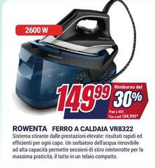 Rowenta - Ferro A Caldaia Vr8322