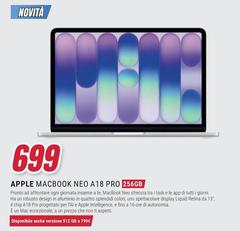 Apple - Macbook Neo A18 Pro 256GB Titanio Blu