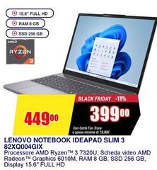 Lenovo - Notebook Ideapad Slim 3 82XQ004GIX