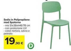 Tortora - Sedia In Polipropilene Mod Spotorno