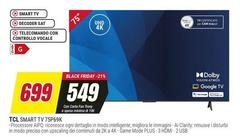 TCL - Smart Tv 75P69K