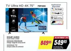 TCL - Tv Ultra Hd 4k 75 75p69k