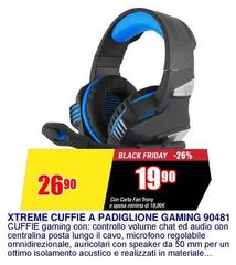 Xtreme -  Cuffie A Padiglione Gaming 90481