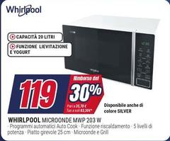 Whirlpool - Microonde MWP 203 W
