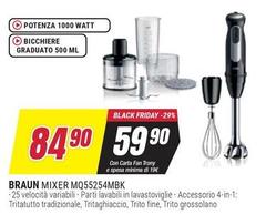 Braun - Mixer MQ55254MBK