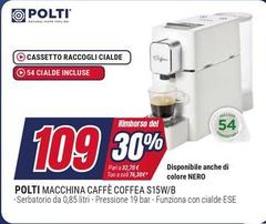 Polti - Macchina Caffè Coffee S15W/B