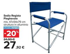 Sedia Regista Pieghevole