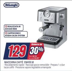 De Longhi - Macchina Caffè Em450.M