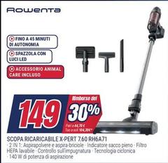 Rowenta - Scopa Ricaricabile X-pert 7.6 RH6A71