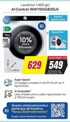 Samsung - Lavatrice AI Control WW11DG6B25LK