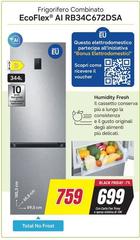 Samsung - Frigorifero Combinato Ecoflex AI Rb34c612dsa