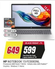 HP - Notebook 15-fc0083NL