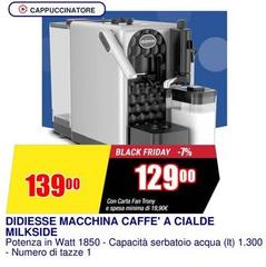 Didiesse - Macchina Caffe' A Cialde Milkside