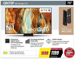 Samsung - QN70F 4K Smart TV 75