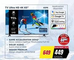 TCL - TV Ultra HD 4K 65