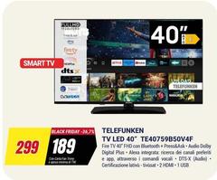 Telefunken - Tv Led 40