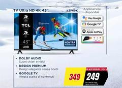 TCL - Tv Ultra Hd 4k 43
