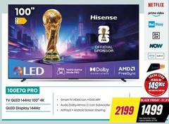 Hisense - Tv Qled 100 4k Qled Display 144hz