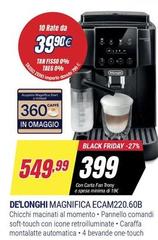 De Longhi - ECAM220.60B Magnifica seam-fibra.