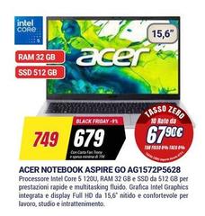 Acer - Notebook Aspire Go AGT1572P5628
