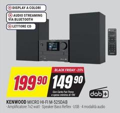 Kenwood - Micro Hi-Fi M-525DAB