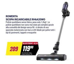 Rowenta - Scopa Ricaricabile RH6A35WO