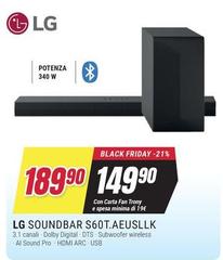 LG - Soundbar S60T.AEUSILK