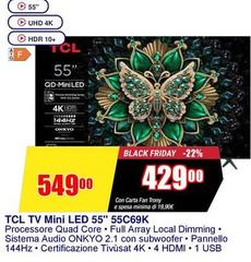 TCL - Tv Mini Led 55