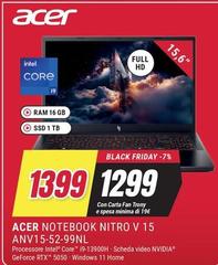 Acer - Notebook Nitro V 15 Anv15-52-99nl