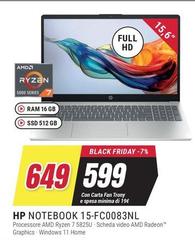 HP - Notebook 15-fc0083NL