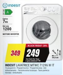 Indesit - Lavatrice  MtWC 71296 W IT