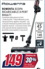Rowenta - Scopa Ricaricabile X-pert RH6A71