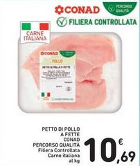 Conad - Petto Di Pollo A Fette Percorso Qualità