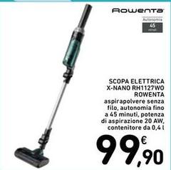 Rowenta - Scopa Elettrica X-nano RH1127WO