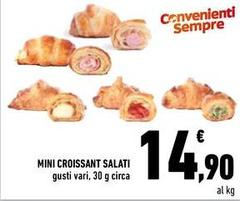 Mini Croissant Salati