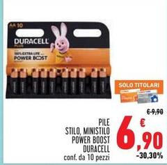 Duracell - Pile Stilo, Ministilo Power Boost