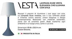 Intenso - Lampada Duse Vesta Eleganza Che Illumina Con Stile