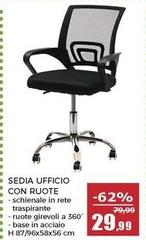 Sedia Ufficio Con Ruote