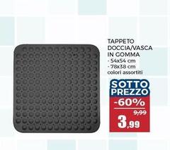 Tappeto Doccia/Asca In Gomma