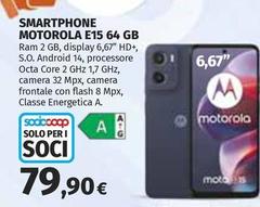 Motorola - Smartphone E15 64 GB