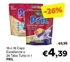 Pril - 16 O 18 Caps Excellence O 24 Tabs Tutto In 1