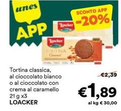 Loacker - Tortina Classica, Al Cioccolato Bianco O Al Cioccolato Con Crema Al Caramello