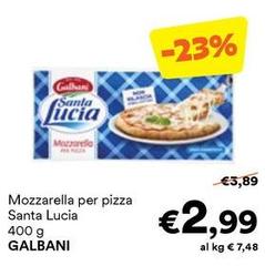 Galbani - Mozzarella Per Pizza Santa Lucia
