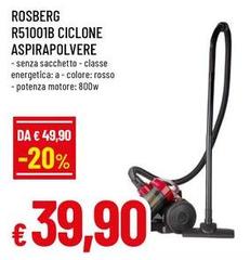 Rosberg - R51001B Ciclone Aspirapolvere