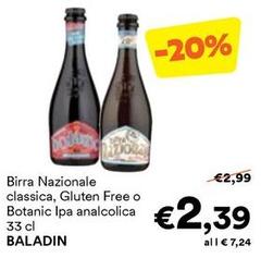 Baladin - Birra Nazionale Classica, Gluten Free O Botanic Ipa Analcolica