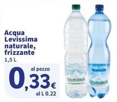 Levissima - Acqua Naturale, Frizzante
